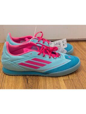 Adidas F50 Freestyle Messi Shoes US 10/11 Aqua & Pink Lightweight Soccer Sneaker